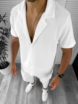 Camasa barbati casual alba DEF8203 P20-3.3